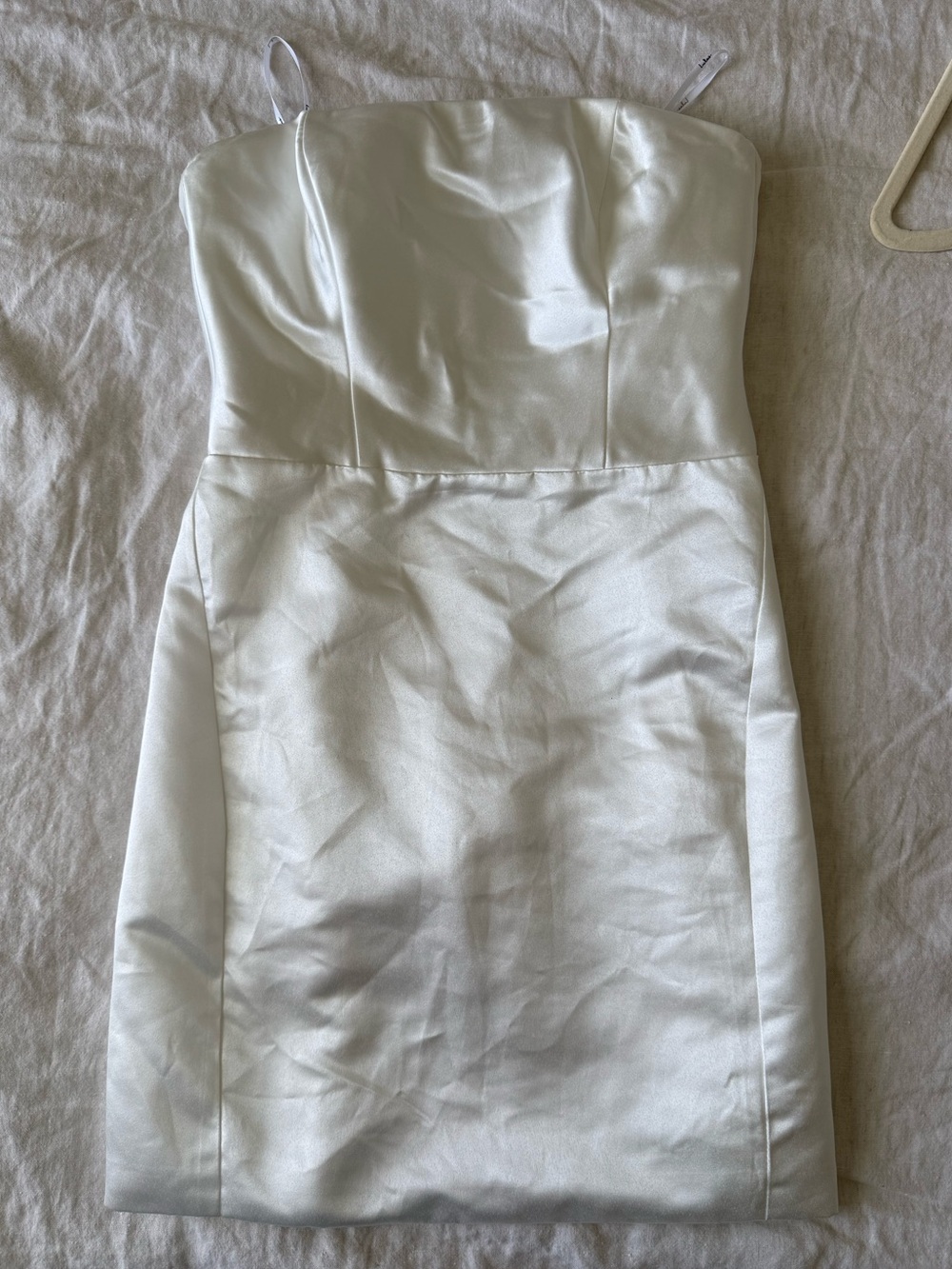 Lulus Strapless Satin Mini Dress XS